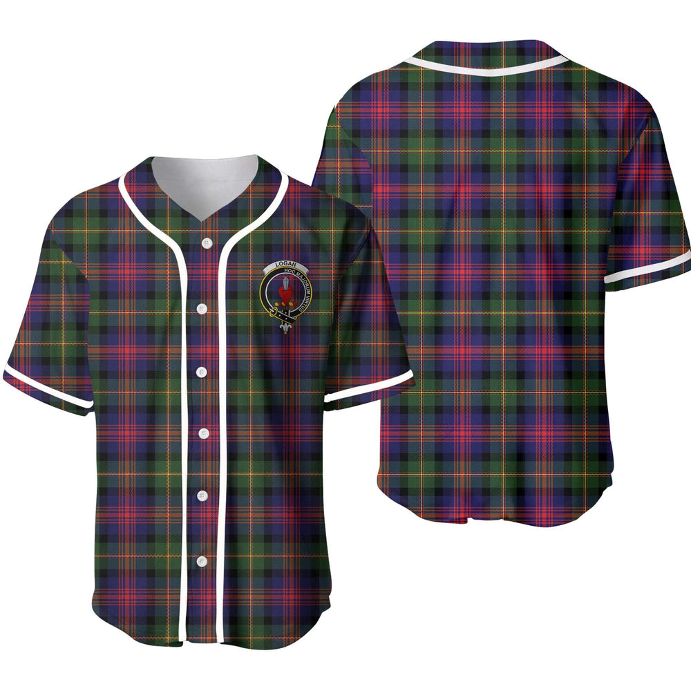 Clan Logan Tartan Unisex Baseball Jersey VC52ZJ73 Clan Logan Tartan Today