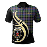 Clan Logan Ancient Tartan Polo Shirt - Believe In Me Style IV70 Logan Ancient Tartan Tartan Polo