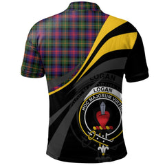 Clan Logan Modern Tartan Polo Shirt - Royal Coat Of Arms Style FM46 Logan Modern Tartan Tartan Polo