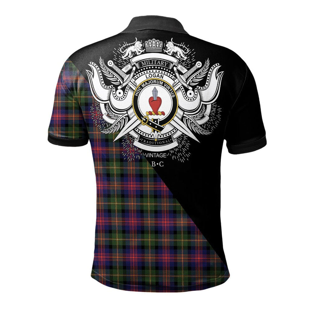 Clan Logan Modern Clan - Military Polo Shirt OP21 Logan Modern Tartan Tartan Polo
