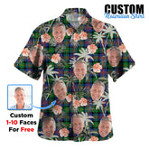 Clan Logan Ancient Tartan Custom Face Hawaiian Shirt – Unisex Gift for Family Members, Summer Party UR64 Logan Ancient Tartan Tartan Hawaii Shirt