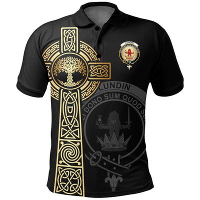 Clan Lundin Clan Unisex Polo Shirt - Celtic Tree Of Life