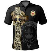 Clan Lundin Clan Unisex Polo Shirt - Celtic Tree Of Life PL26 Lundin Tartan Tartan Polo