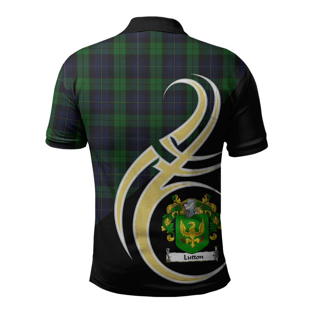 Clan Lutton Tartan Polo Shirt - Believe In Me Style VY59 Lutton Tartan Tartan Polo