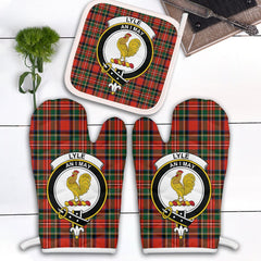Clan Lyle Tartan Crest Oven Mitt And Pot Holder (2 Oven Mitts + 1 Pot Holder) MB10 Clan Lyle Tartan Today