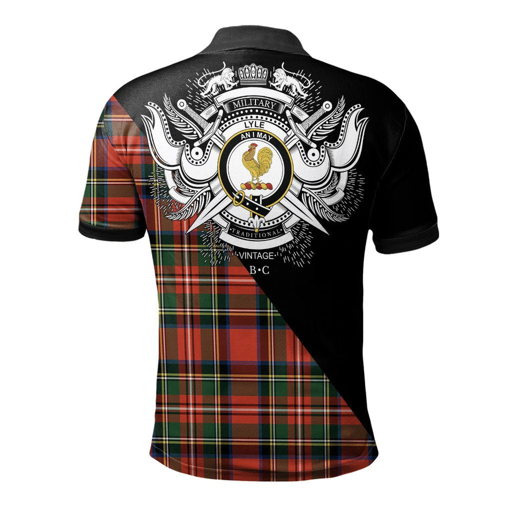Clan Lyle Clan - Military Polo Shirt GJ38 Lyle Tartan Tartan Polo
