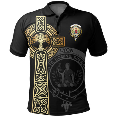 Clan Lyon Clan Unisex Polo Shirt - Celtic Tree Of Life