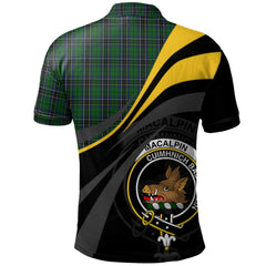 Clan MacAlpin (MacAlpine) 02 Tartan Polo Shirt - Royal Coat Of Arms Style QD38 MacAlpin (MacAlpine) 02 Tartan Tartan Polo
