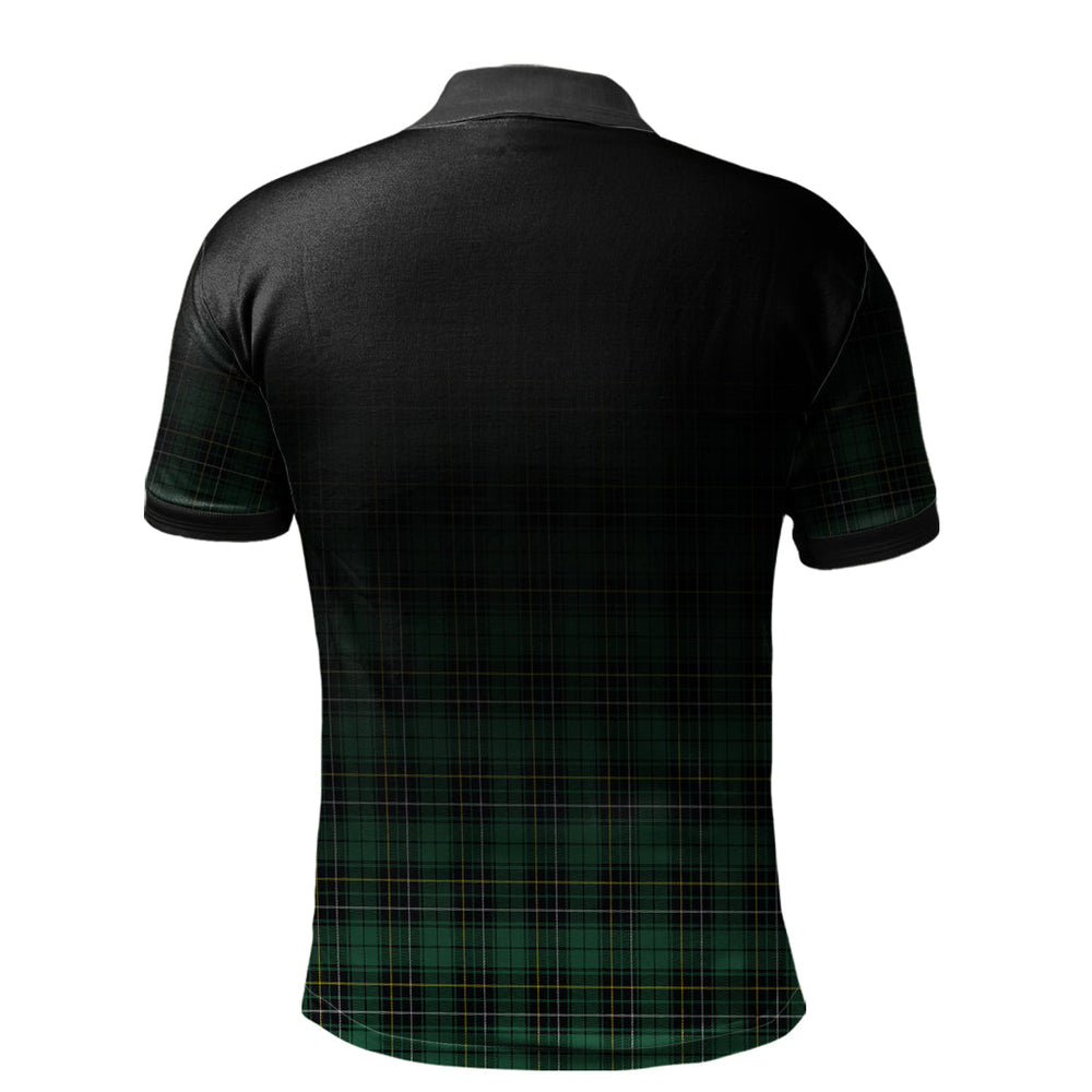 Clan MacAlpin (MacAlpine) Ancient Tartan Polo Shirt - Alba Celtic Style RV74 MacAlpin (MacAlpine) Ancient Tartan Tartan Polo