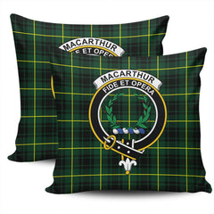 Clan MacArthur Modern Tartan Crest Pillow Cover AT74 Clan MacArthur Tartan Today