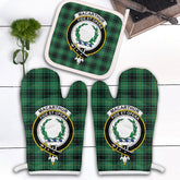 Clan MacArthur Ancient Tartan Crest Oven Mitt And Pot Holder (2 Oven Mitts + 1 Pot Holder) IH26 Clan MacArthur Tartan Today