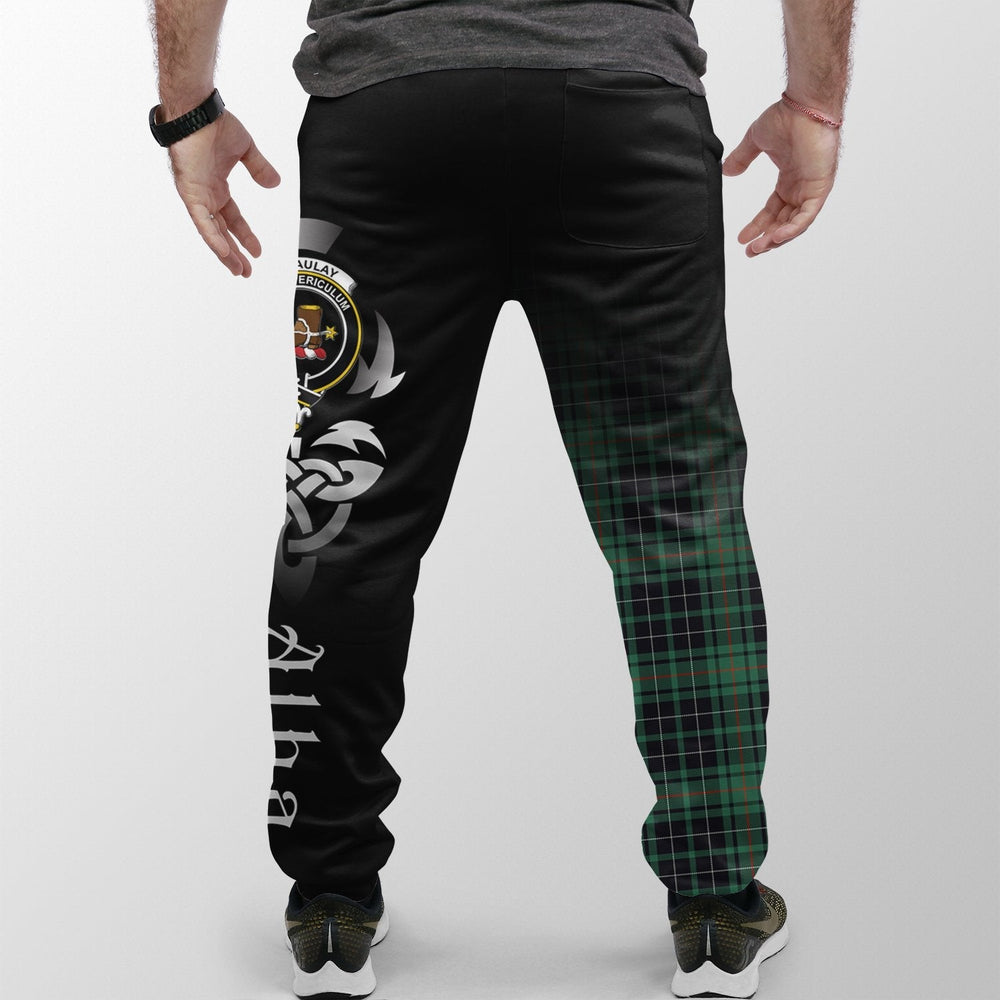 Clan MacAulay Hunting Ancient Tartan Crest Jogger Sweatpants Alba Celtic Style HX32 Clan MacAulay Tartan Today