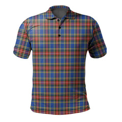 Clan MacBeth Modern Tartan Polo Shirt RE81 MacBeth Modern Tartan Tartan Polo