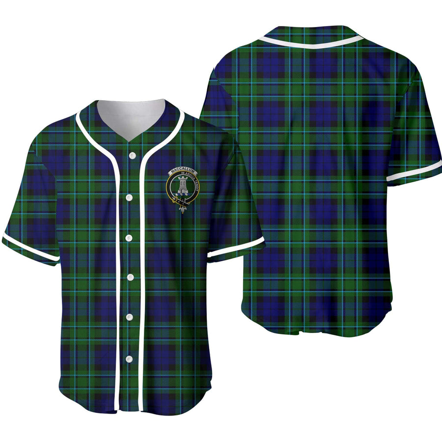 Clan MacCallum Tartan Unisex Baseball Jersey