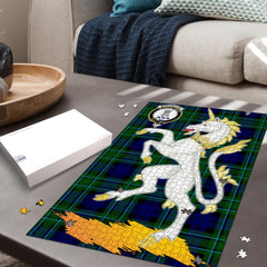 Clan MacCallum Modern Tartan Crest Unicorn Scotland Jigsaw Puzzles Gift For Family RK12 Clan MacCallum Tartan Today