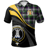 Clan MacCallum (Malcolm) Dress 01 Tartan Polo Shirt - Royal Coat Of Arms Style SZ46 MacCallum (Malcolm) Dress 01 Tartan Tartan Polo