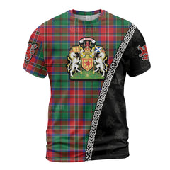 Personalized Clan MacCulloch Tartan Shirt with Scotland Coat of Arms & Custom Name TA81