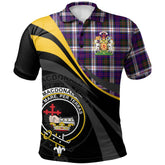Clan MacDonald Dress Modern Tartan Polo Shirt - Royal Coat Of Arms Style BQ82 MacDonald Dress Modern Tartan Tartan Polo