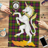 Clan MacDonald of Clanranald Tartan Crest Unicorn Scotland Jigsaw Puzzles Gift For Family OQ89 Clan MacDonald of Clanranald Tartan Today