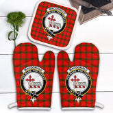 Clan MacDonald Of Sleat Tartan Crest Oven Mitt And Pot Holder (2 Oven Mitts + 1 Pot Holder) CE26 Clan MacDonald of Sleat Tartan Today
