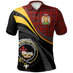 Clan MacDonald of Staffa 02 Tartan Polo Shirt - Royal Coat Of Arms Style UU83 MacDonald of Staffa 02 Tartan Tartan Polo