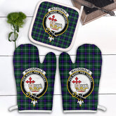Clan MacDonald Of The Isles Hunting Modern Tartan Crest Oven Mitt And Pot Holder (2 Oven Mitts + 1 Pot Holder) BJ62 Clan MacDonald Tartan Today