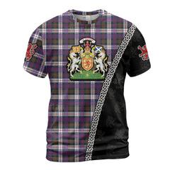 Personalized Clan MacDonald Dress Modern Tartan Shirt with Scotland Coat of Arms & Custom Name UB53