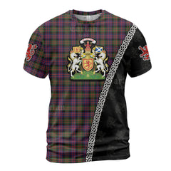 Personalized Clan MacDonald Modern Tartan Shirt with Scotland Coat of Arms & Custom Name OW70