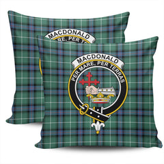Clan MacDonald of the Isles Hunting Ancient Tartan Crest Pillow Cover AU10 Clan MacDonald Tartan Today