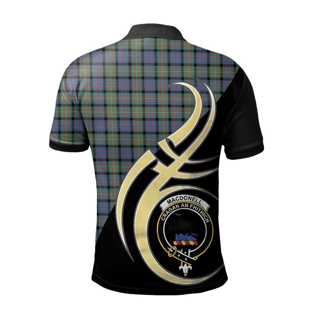 Clan MacDonnell of Glengarry Ancient Tartan Polo Shirt - Believe In Me Style OZ61 MacDonnell of Glengarry Ancient Tartan Tartan Polo