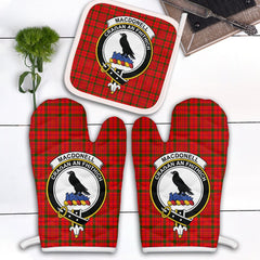 Clan MacDonnell Of Keppoch Modern Tartan Crest Oven Mitt And Pot Holder (2 Oven Mitts + 1 Pot Holder) IA85 Clan MacDonnell of Keppoch Tartan Today