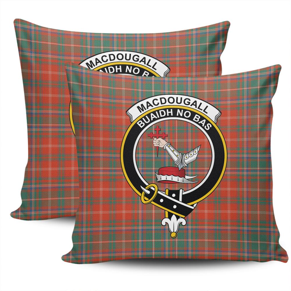 Clan MacDougall Ancient Tartan Crest Pillow Cover IY47 Clan MacDougall Tartan Today