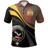 Clan MacDougall Ancient Tartan Polo Shirt - Royal Coat Of Arms Style HX70 MacDougall Ancient Tartan Tartan Polo