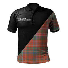 Clan MacDougall Ancient Clan - Military Polo Shirt OD54 MacDougall Ancient Tartan Tartan Polo