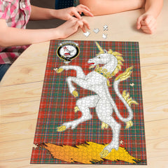 Clan MacDougall Ancient Tartan Crest Unicorn Scotland Jigsaw Puzzles Gift For Family HM54 Clan MacDougall Tartan Today