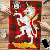 Clan MacDougall Modern Tartan Crest Unicorn Scotland Jigsaw Puzzles Gift For Family EV37 Clan MacDougall Tartan Today