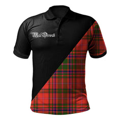 Clan MacDowall Clan - Military Polo Shirt JS98 MacDowall Tartan Tartan Polo