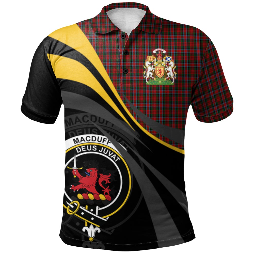 Clan MacDuff 05 Tartan Polo Shirt - Royal Coat Of Arms Style KB65 MacDuff 05 Tartan Tartan Polo
