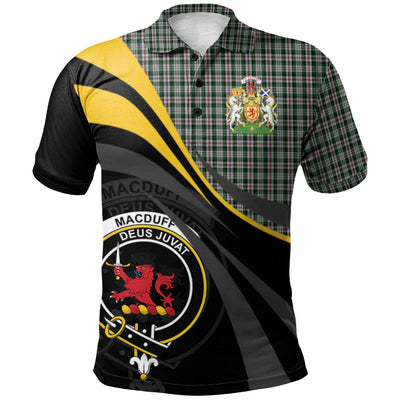 Clan MacDuff Dress 01 Tartan Polo Shirt - Royal Coat Of Arms Style