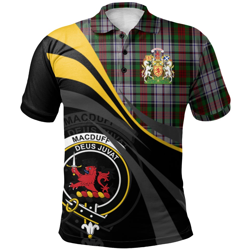 Clan MacDuff Dress 02 Tartan Polo Shirt - Royal Coat Of Arms Style ZX35 MacDuff Dress 02 Tartan Tartan Polo