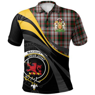 Clan MacDuff Dress 03 Tartan Polo Shirt - Royal Coat Of Arms Style
