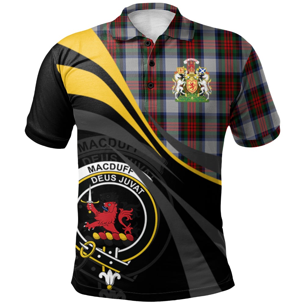Clan MacDuff Dress 05 Tartan Polo Shirt - Royal Coat Of Arms Style FP10 MacDuff Dress 05 Tartan Tartan Polo