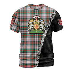 Personalized Clan MacDuff Dress Ancient Tartan Shirt with Scotland Coat of Arms & Custom Name LA19