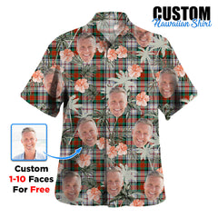 Clan MacDuff Dress Ancient Tartan Custom Face Hawaiian Shirt – Unisex Gift for Family Members, Summer Party PE53 MacDuff Dress Ancient Tartan Tartan Hawaii Shirt