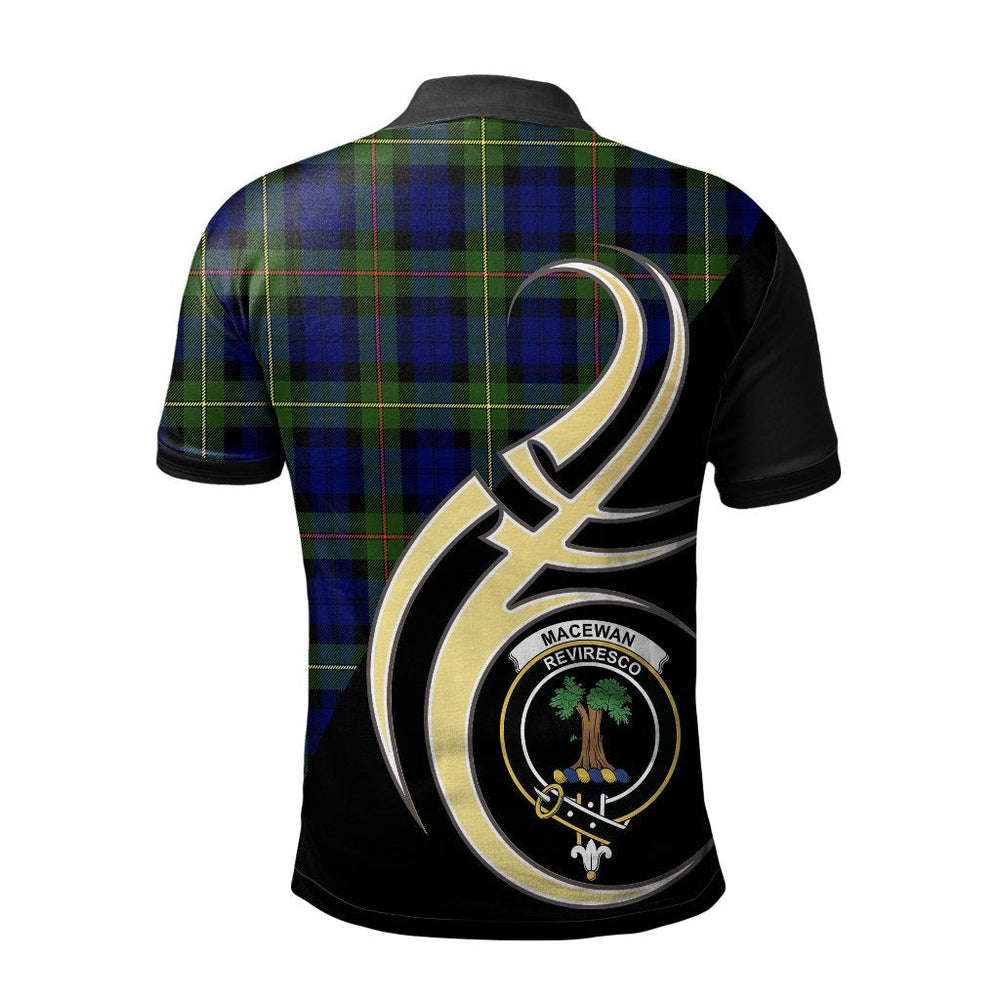 Clan MacEwan Tartan Polo Shirt - Believe In Me Style WT21 MacEwan Tartan Tartan Polo