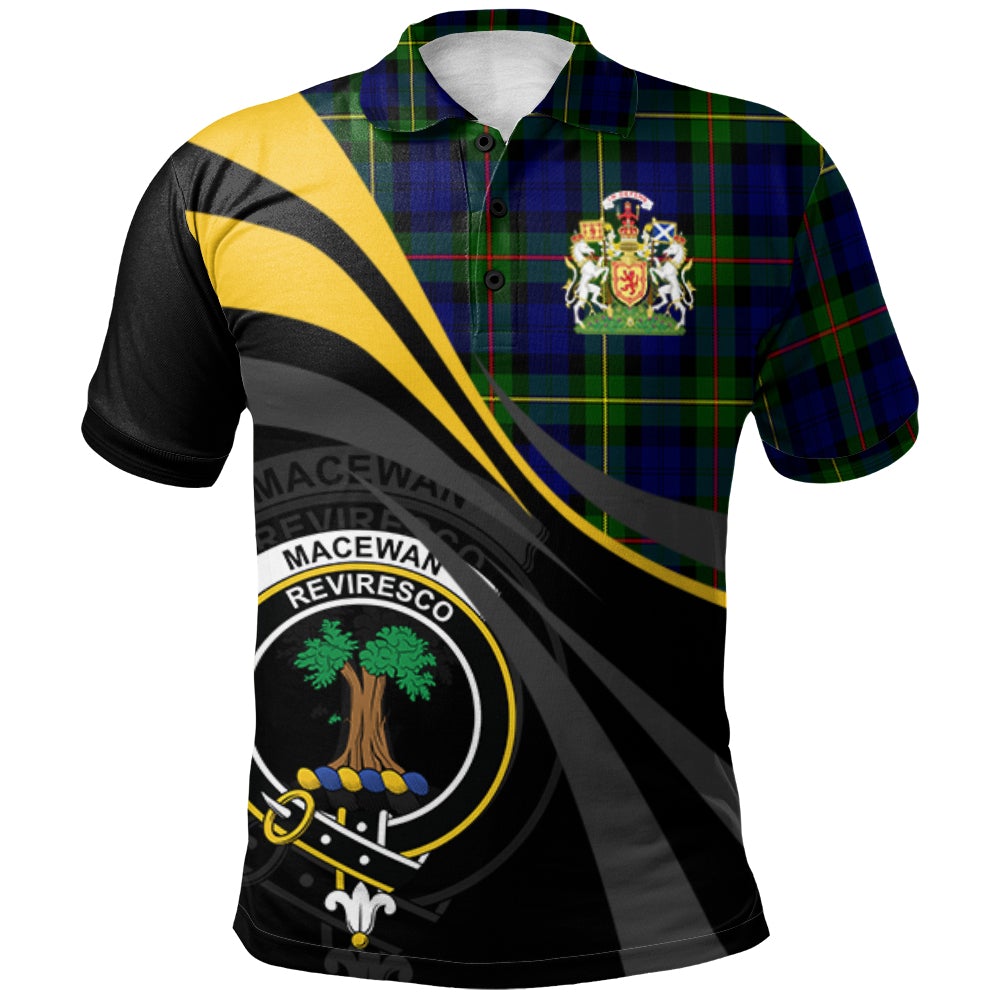 Clan MacEwen - MacEwan 02 Tartan Polo Shirt - Royal Coat Of Arms Style UM21 MacEwen - MacEwan 02 Tartan Tartan Polo