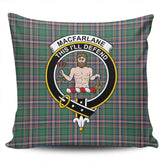 Clan MacFarlane Hunting Ancient Tartan Crest Pillow Cover EY40 Clan MacFarlane Tartan Today