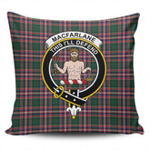 Clan Clan MacFarlane Hunting Modern Tartan Crest Pillow Cover AI18 Clan MacFarlane Tartan Today