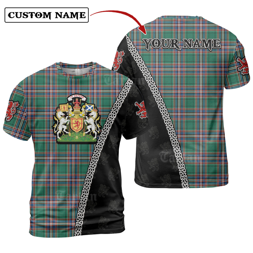 MacFarlane Hunting Ancient Tartan Shirt with Scotland Coat of Arms & Custom Name TI81