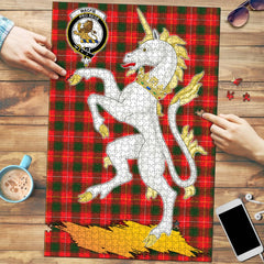 Clan MacFie Tartan Crest Unicorn Scotland Jigsaw Puzzles Gift For Family KO21 Clan MacPhee_MacFie Tartan Today